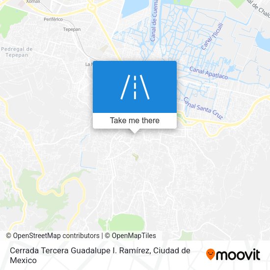 Cerrada Tercera Guadalupe I. Ramírez map