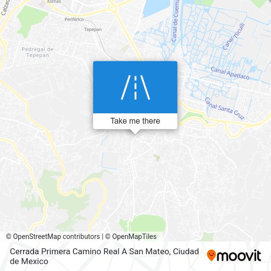 Cerrada Primera Camino Real A San Mateo map