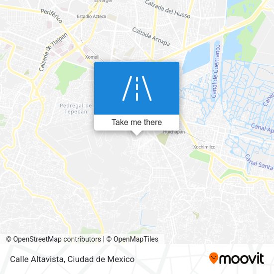 Calle Altavista map