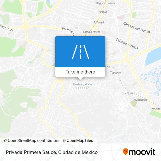 Mapa de Privada Primera Sauce