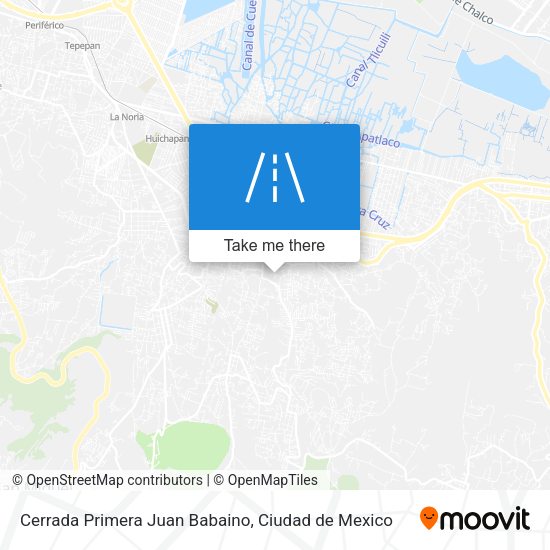 Cerrada Primera Juan Babaino map