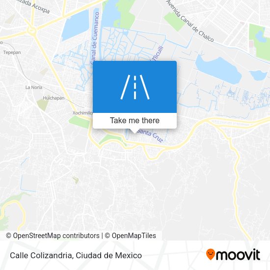 Calle Colizandria map