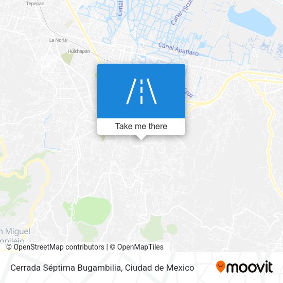 Cerrada Séptima Bugambilia map