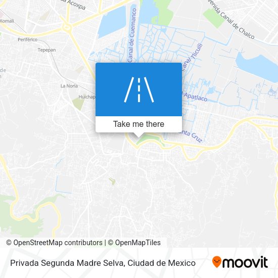 Privada Segunda Madre Selva map