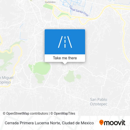 Cerrada Primera Lucerna Norte map