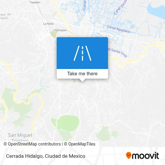 Cerrada Hidalgo map