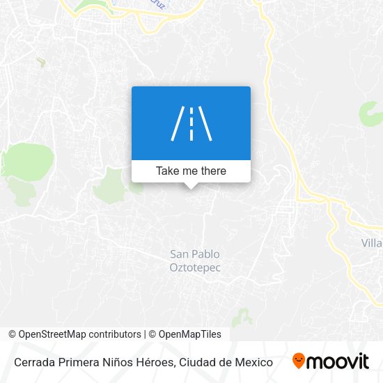 Cerrada Primera Niños Héroes map