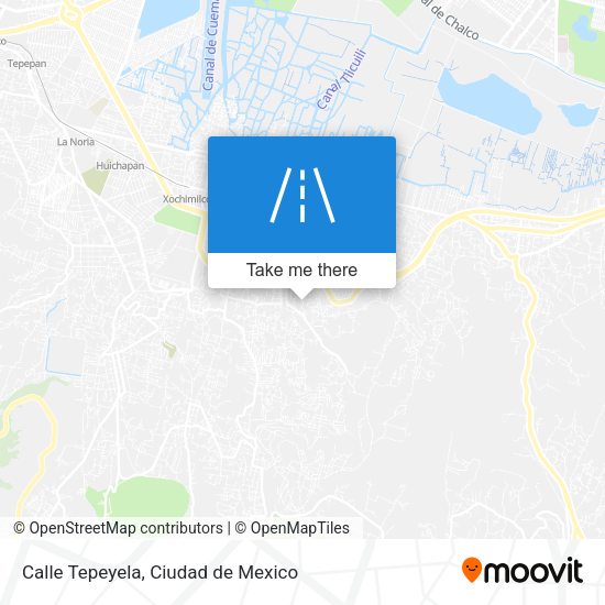 Mapa de Calle Tepeyela