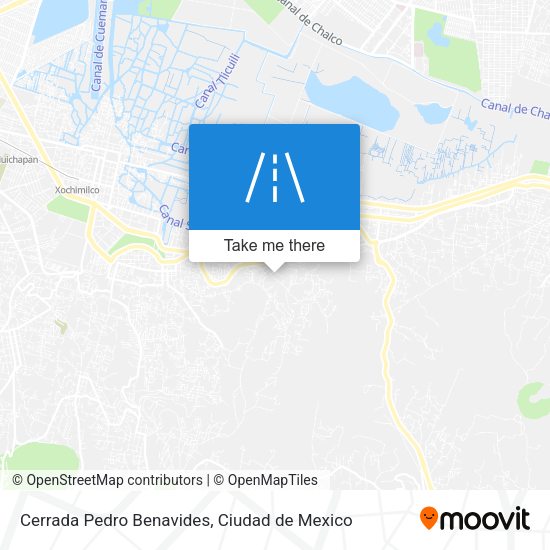 Cerrada Pedro Benavides map