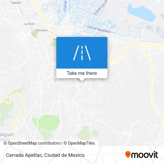 Cerrada Apetlac map