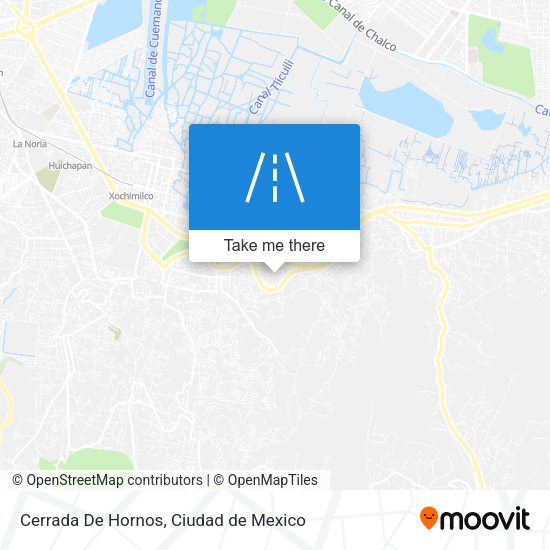 Cerrada De Hornos map