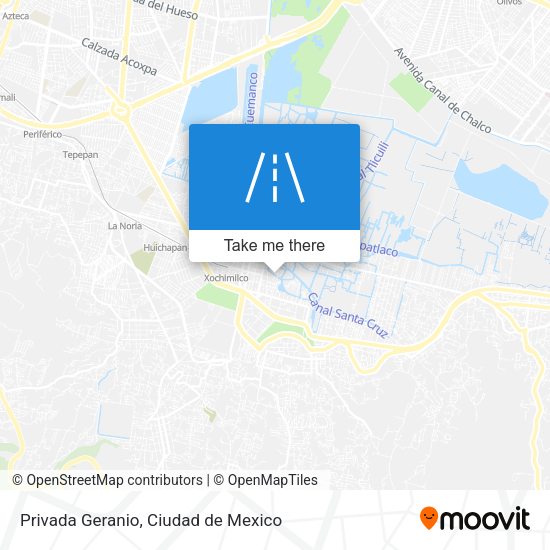 Mapa de Privada Geranio