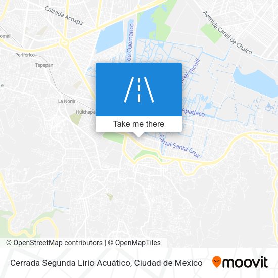 Mapa de Cerrada Segunda Lirio Acuático