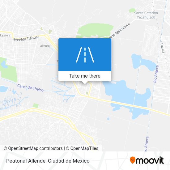 Mapa de Peatonal Allende