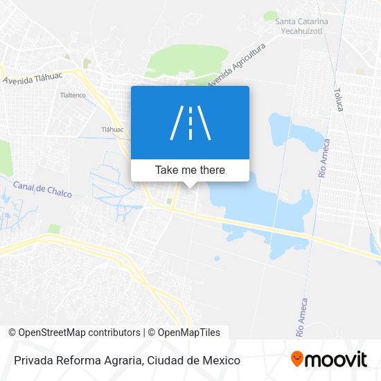 Privada Reforma Agraria map