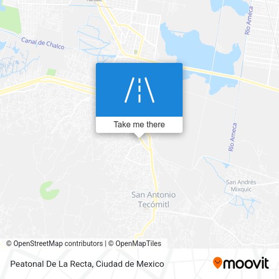 Peatonal De La Recta map
