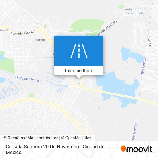 Cerrada Séptima 20 De Noviembre map