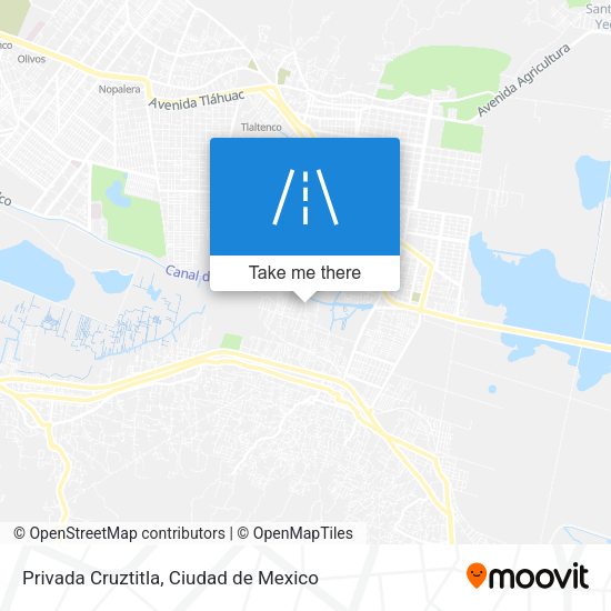Mapa de Privada Cruztitla
