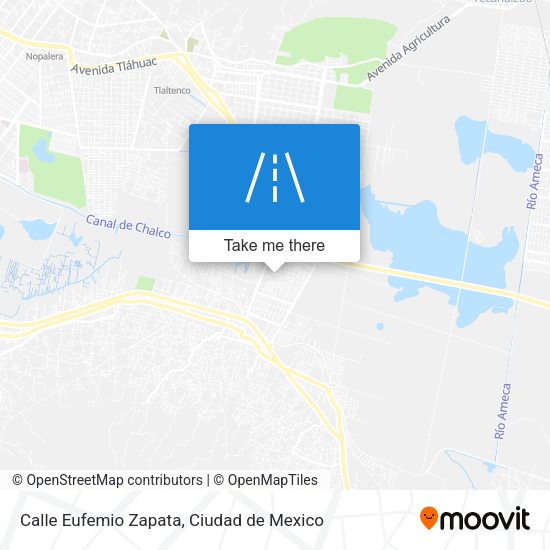 Mapa de Calle Eufemio Zapata