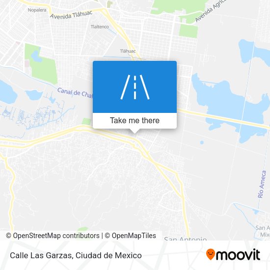 Calle Las Garzas map