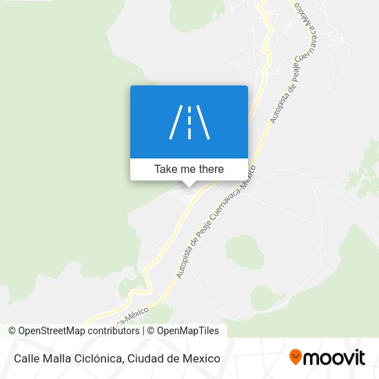 Mapa de Calle Malla Ciclónica