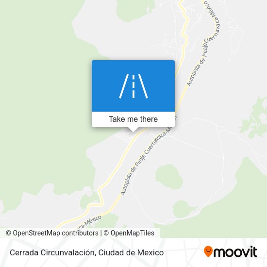 Mapa de Cerrada Circunvalación