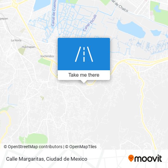 Calle Margaritas map