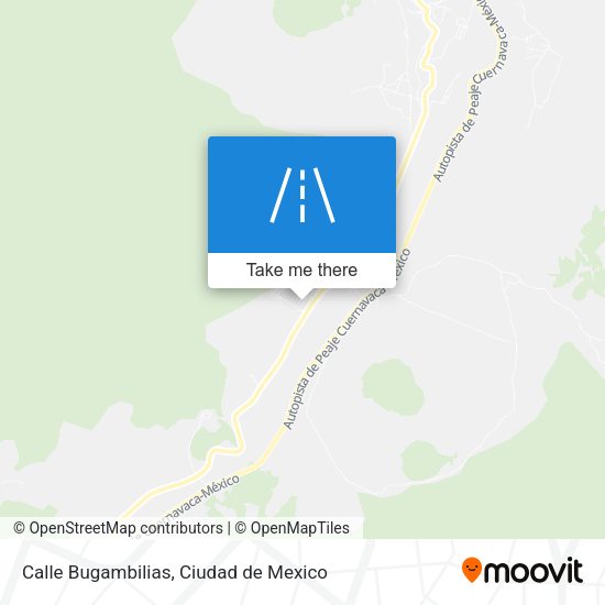 Calle Bugambilias map