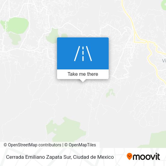 Cerrada Emiliano Zapata Sur map