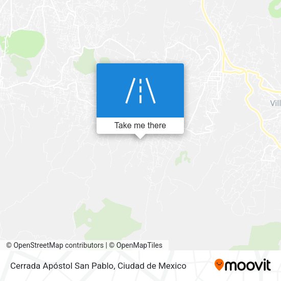 Mapa de Cerrada Apóstol San Pablo