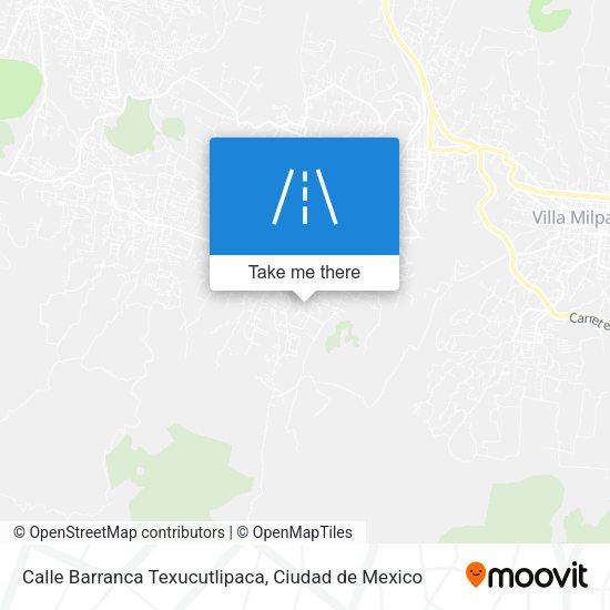 Calle Barranca Texucutlipaca map