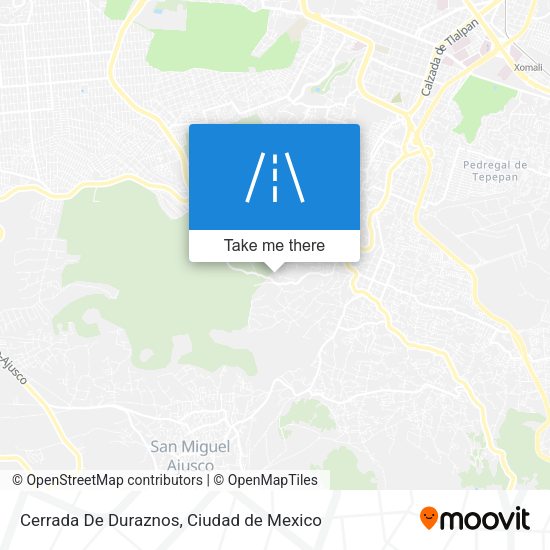 Cerrada De Duraznos map