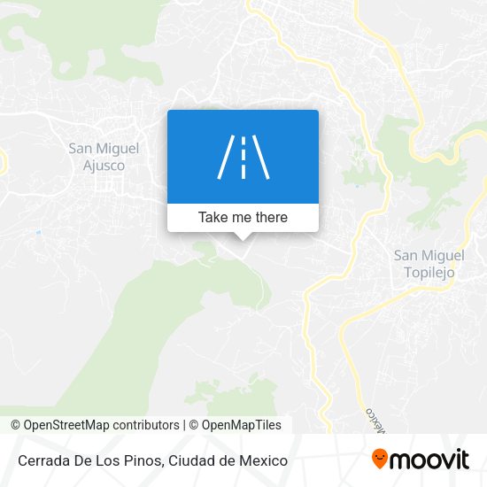 Mapa de Cerrada De Los Pinos