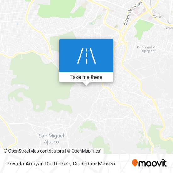 Privada Arrayán Del Rincón map