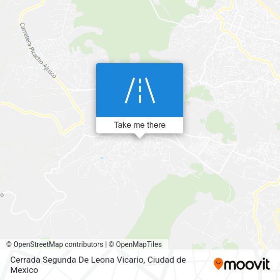 Mapa de Cerrada Segunda De Leona Vicario