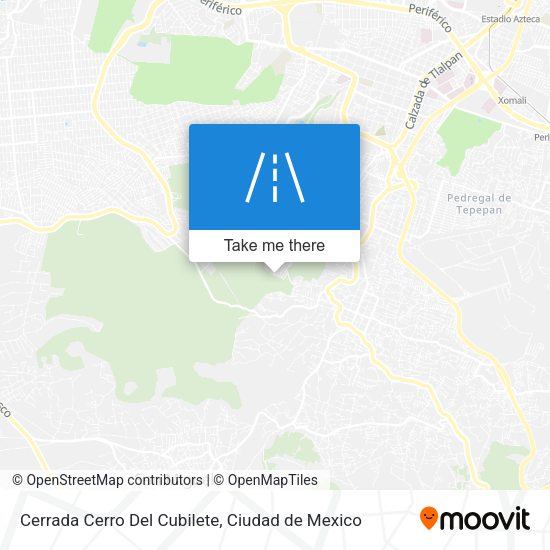 Cerrada Cerro Del Cubilete map