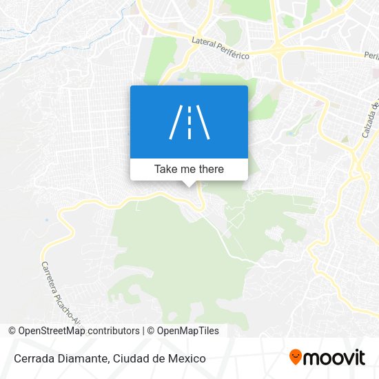 Mapa de Cerrada Diamante