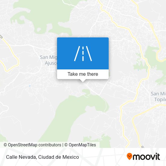Mapa de Calle Nevada