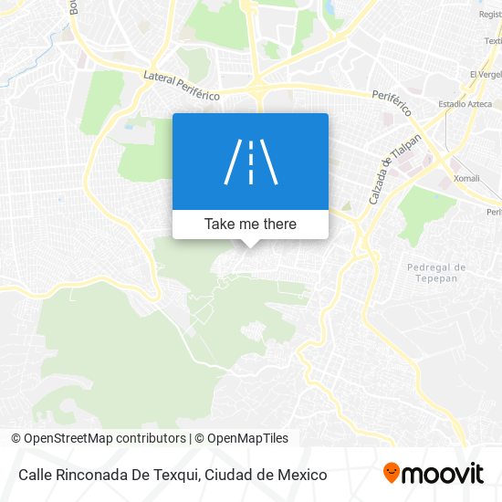 Mapa de Calle Rinconada De Texqui