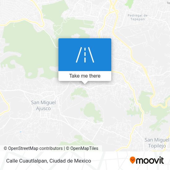 Calle Cuautlalpan map