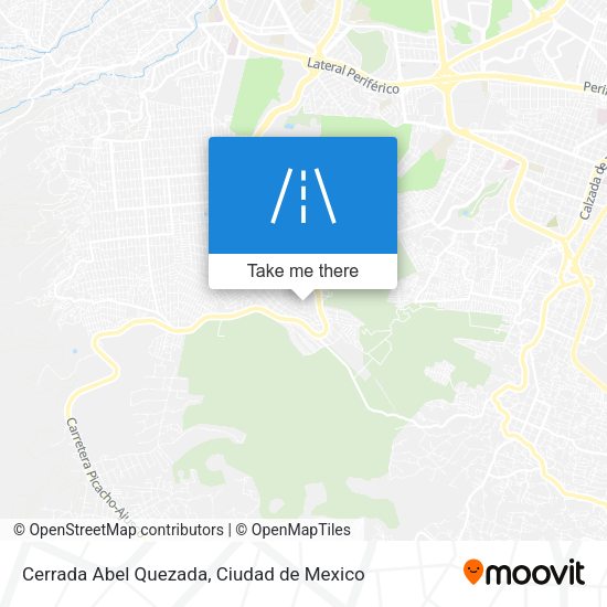Cerrada Abel Quezada map