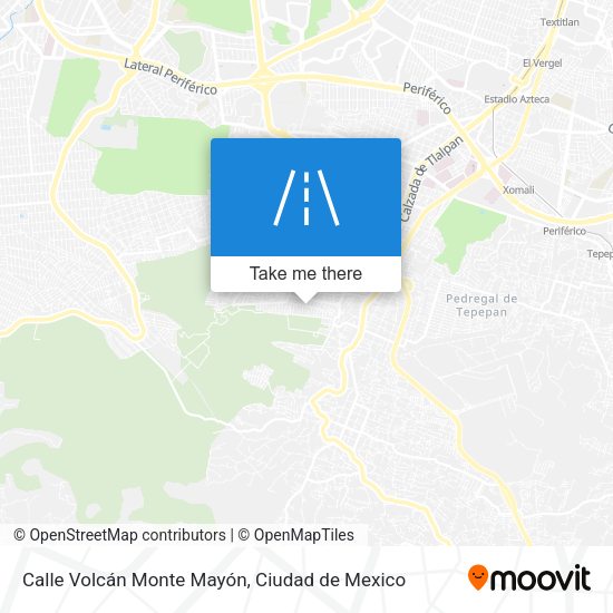 Mapa de Calle Volcán Monte Mayón