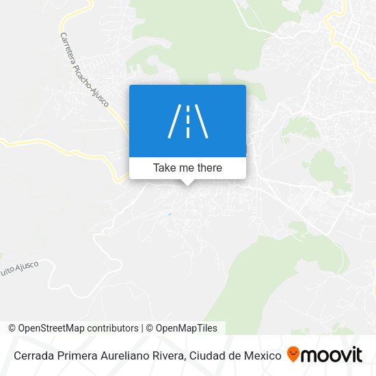 Mapa de Cerrada Primera Aureliano Rivera