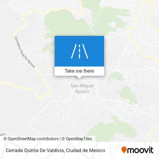 Mapa de Cerrada Quinta De Valdivia