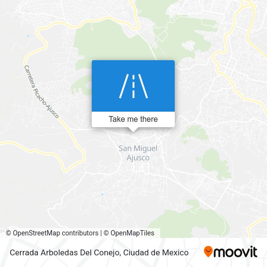 Cerrada Arboledas Del Conejo map
