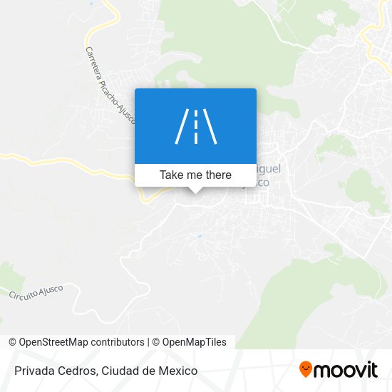 Mapa de Privada Cedros