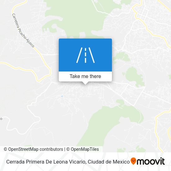 Cerrada Primera De Leona Vicario map