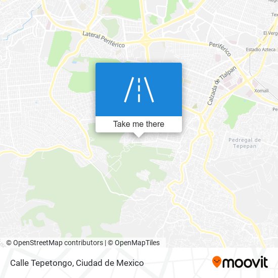 Calle Tepetongo map