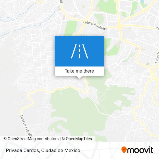 Mapa de Privada Cardos