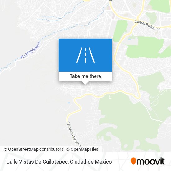 Mapa de Calle Vistas De Cuilotepec